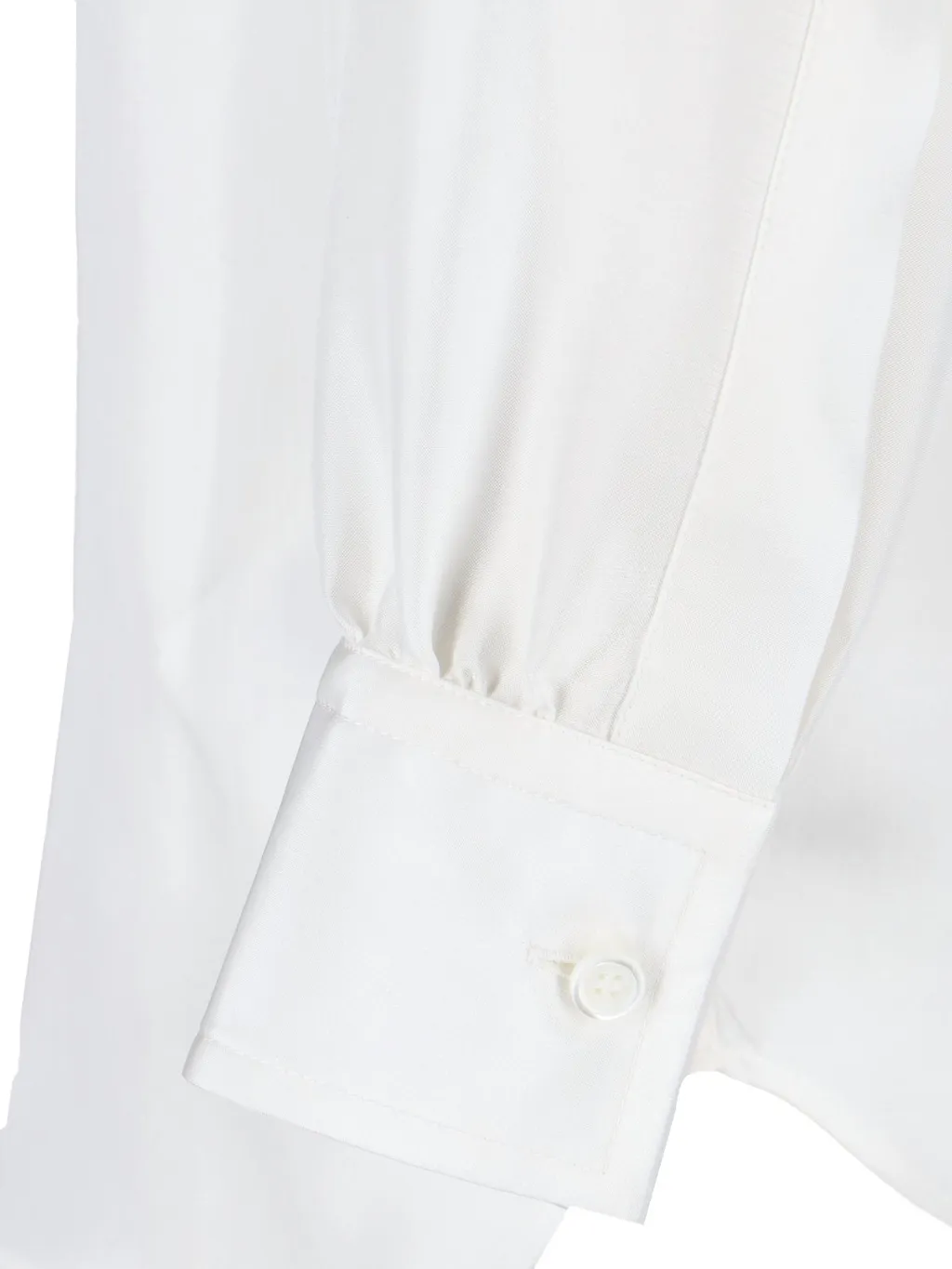 Long-Sleeved Concealed Fasten Shirt