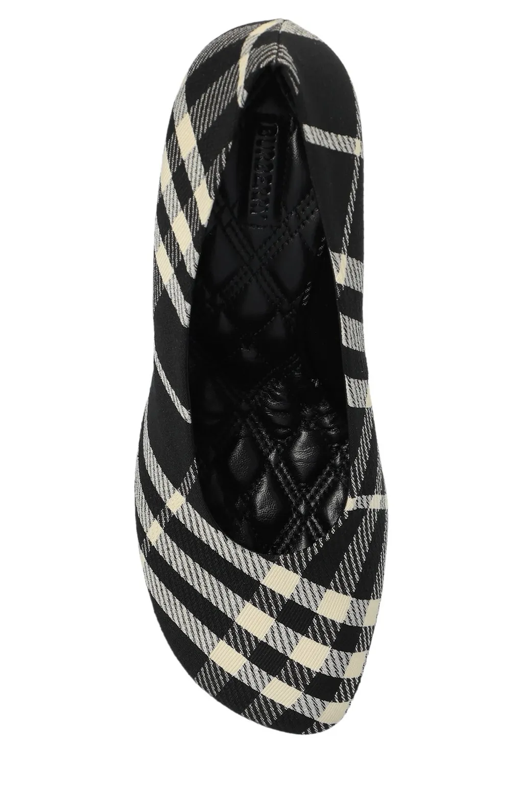 Checked Slip-On Baby Pumps
