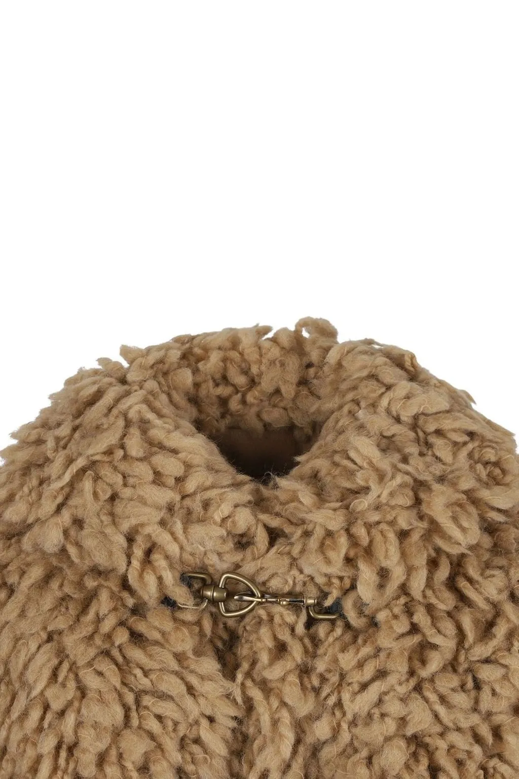 Buckle Detailed Cropped Jacket