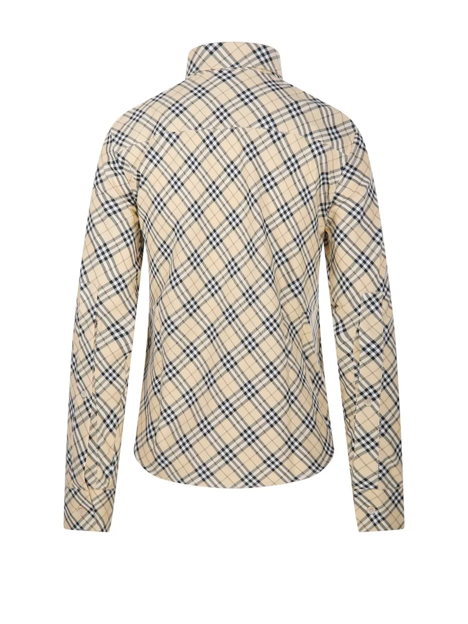 Long Sleeved Checked Buttoned Shirt