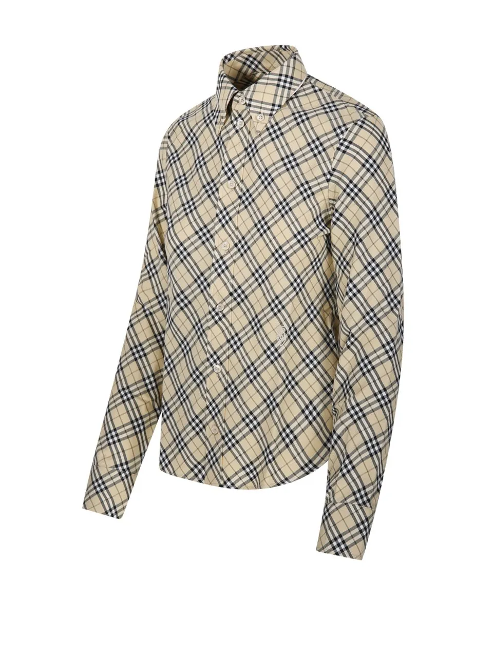 Long Sleeved Checked Buttoned Shirt