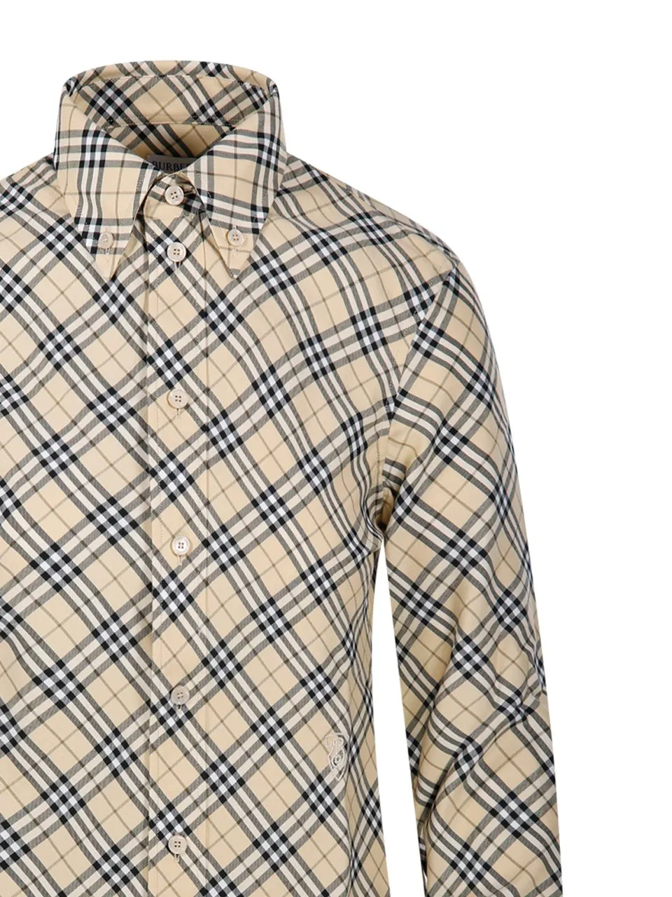 Long Sleeved Checked Buttoned Shirt