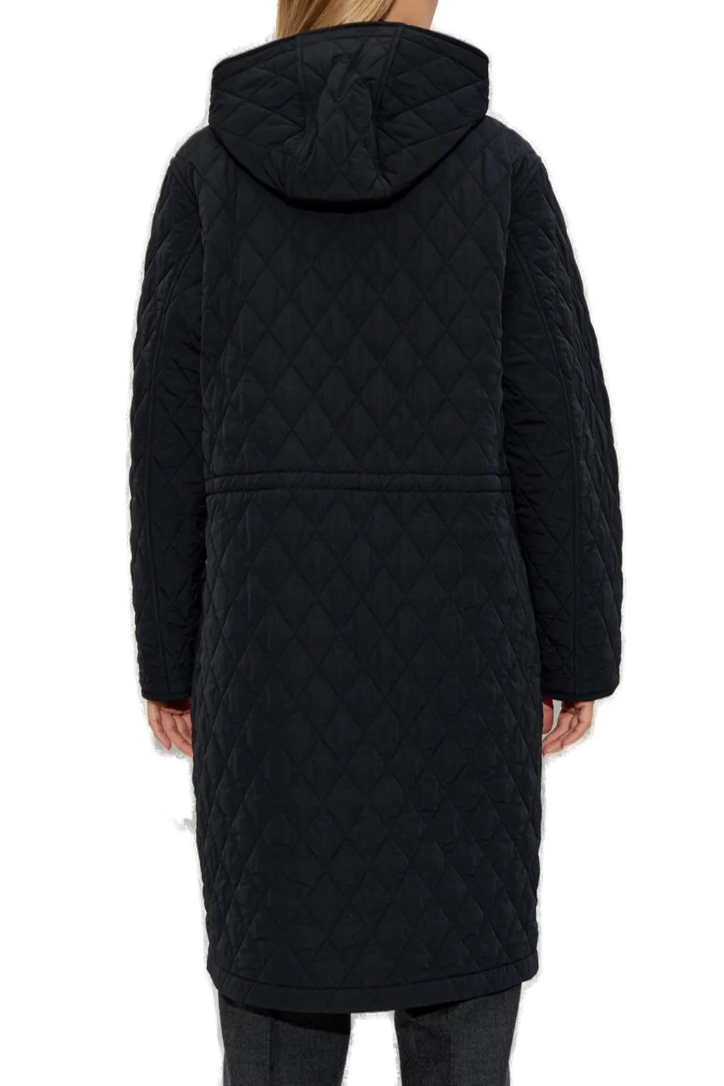 Quilted Hooded Down Coat
