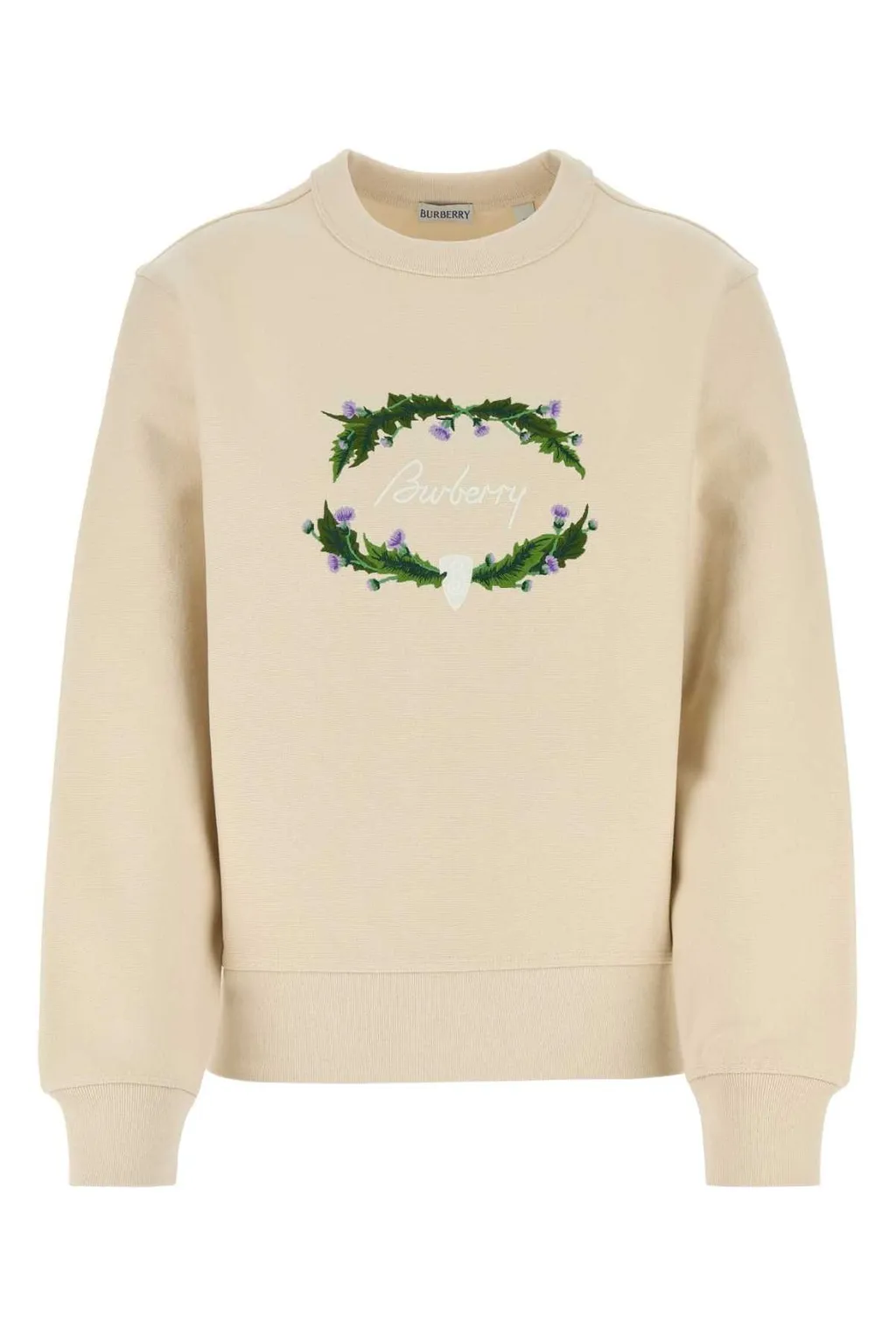 Logo Embroidered Crewneck Sweatshirt