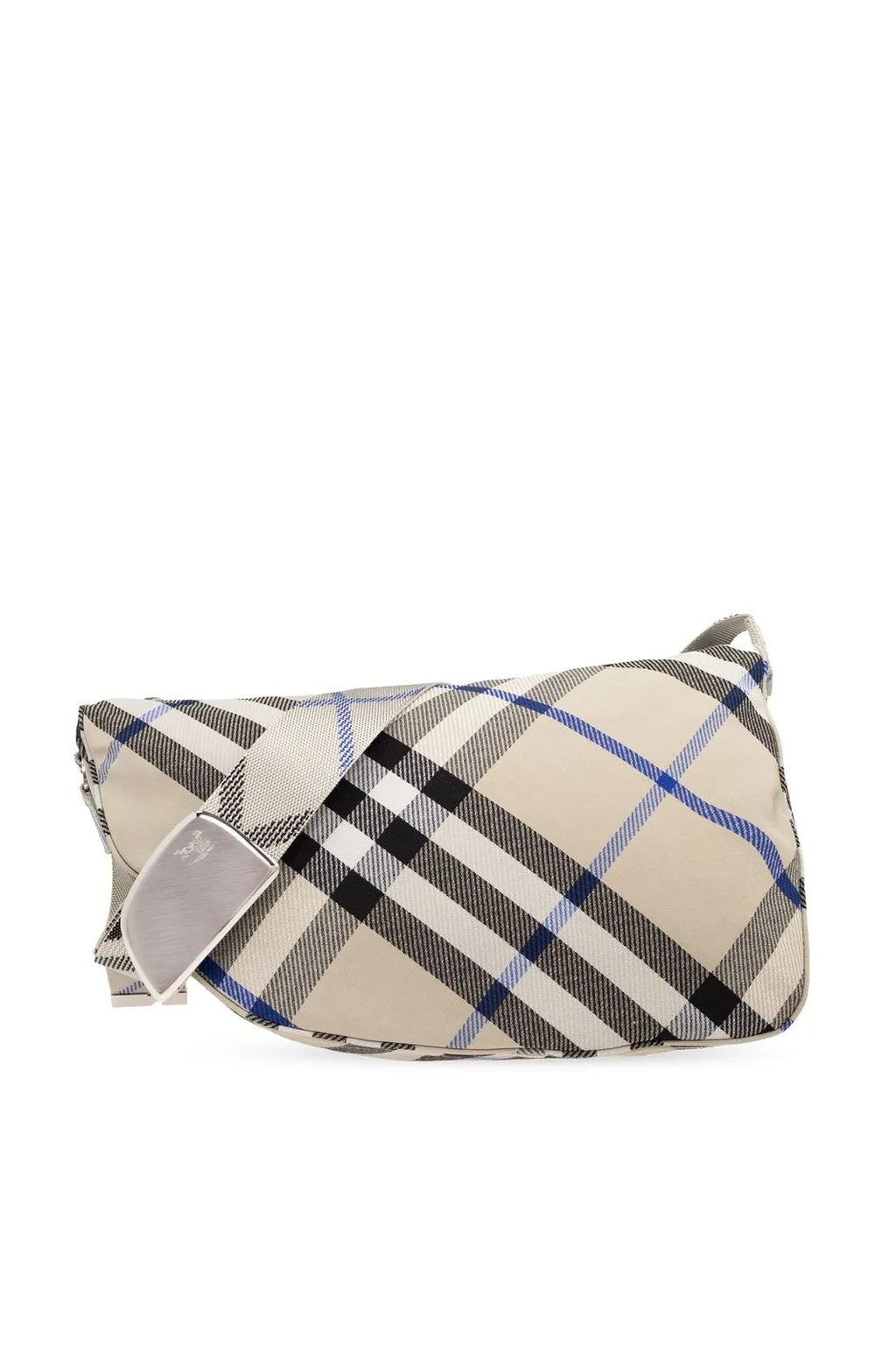 Shield Checked Messenger Bag