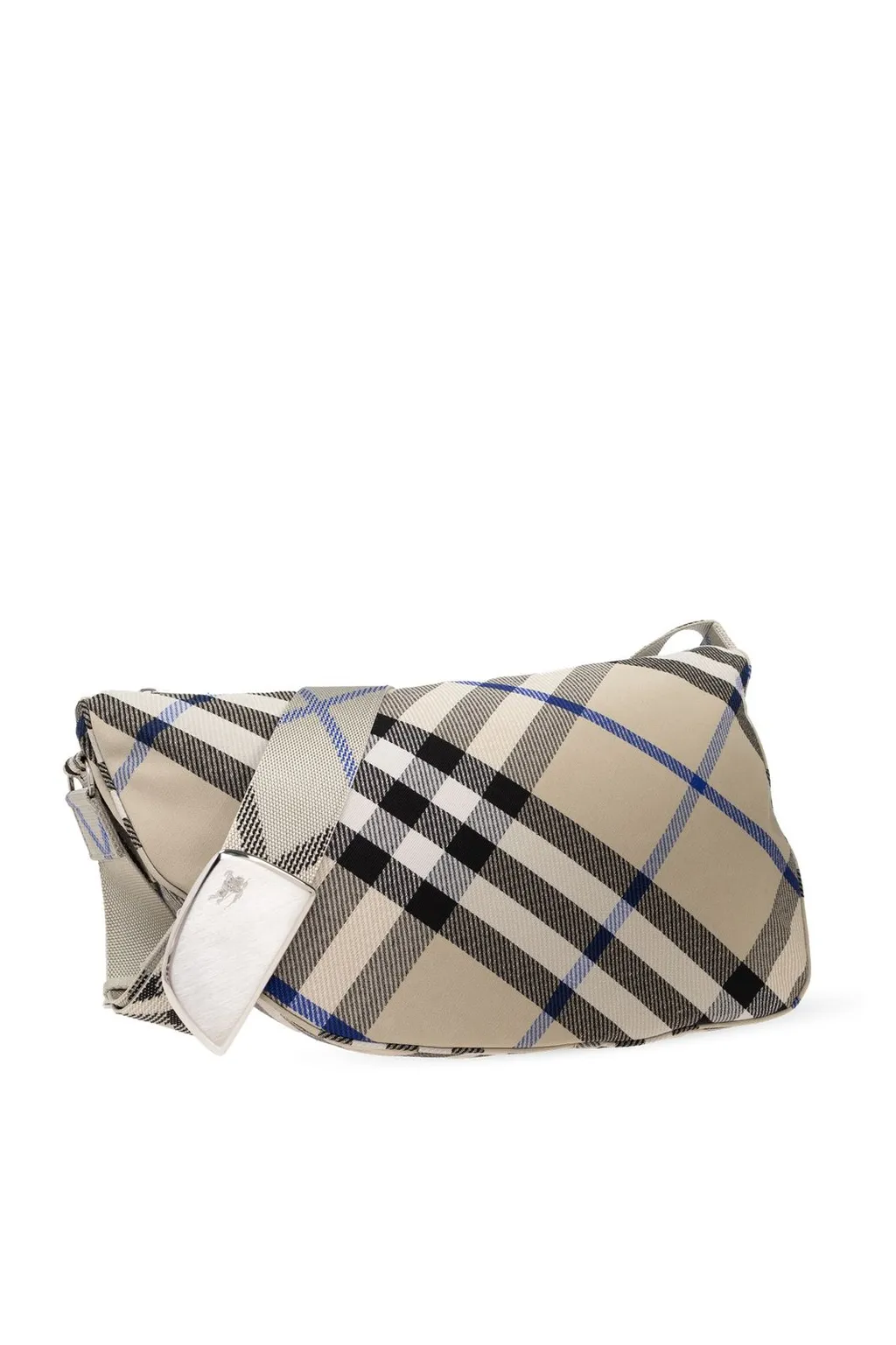 Shield Checked Messenger Bag