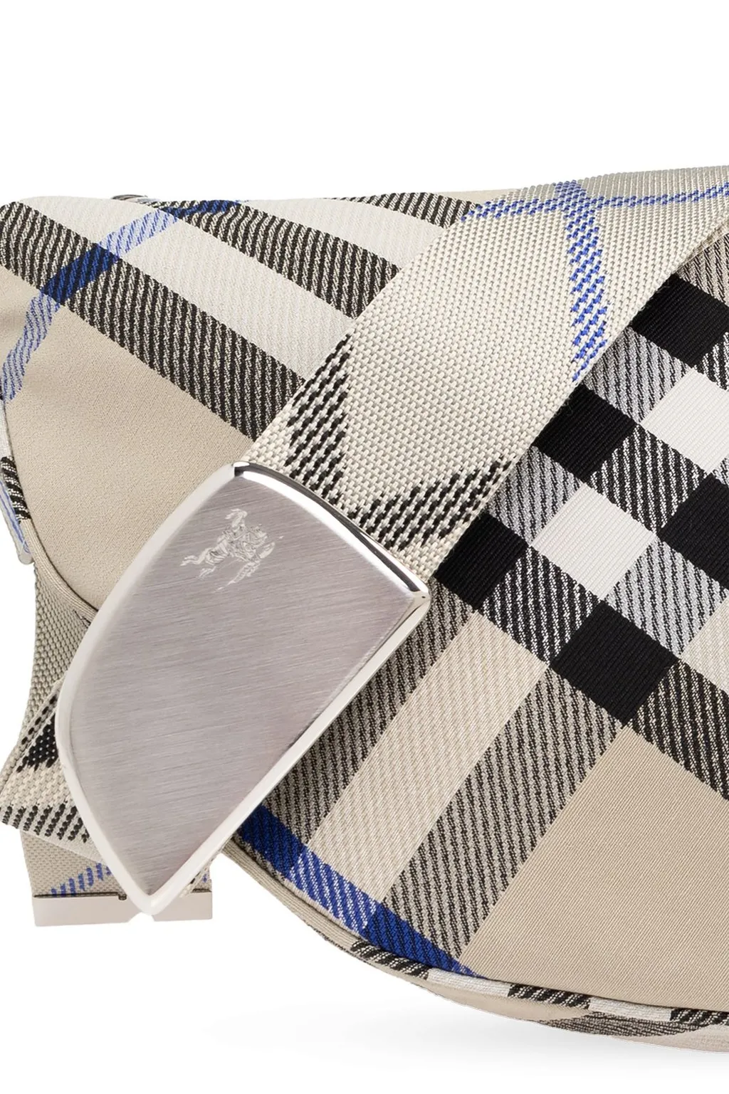 Shield Checked Messenger Bag