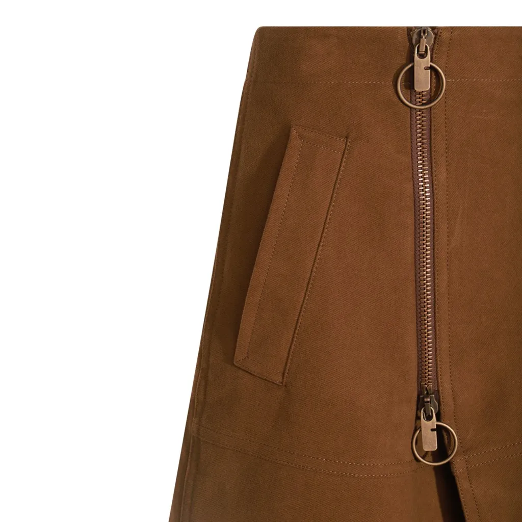 A-Line High Waist Skirt