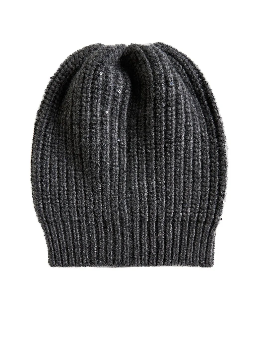 Knitted Turn-Up Brim Beanie