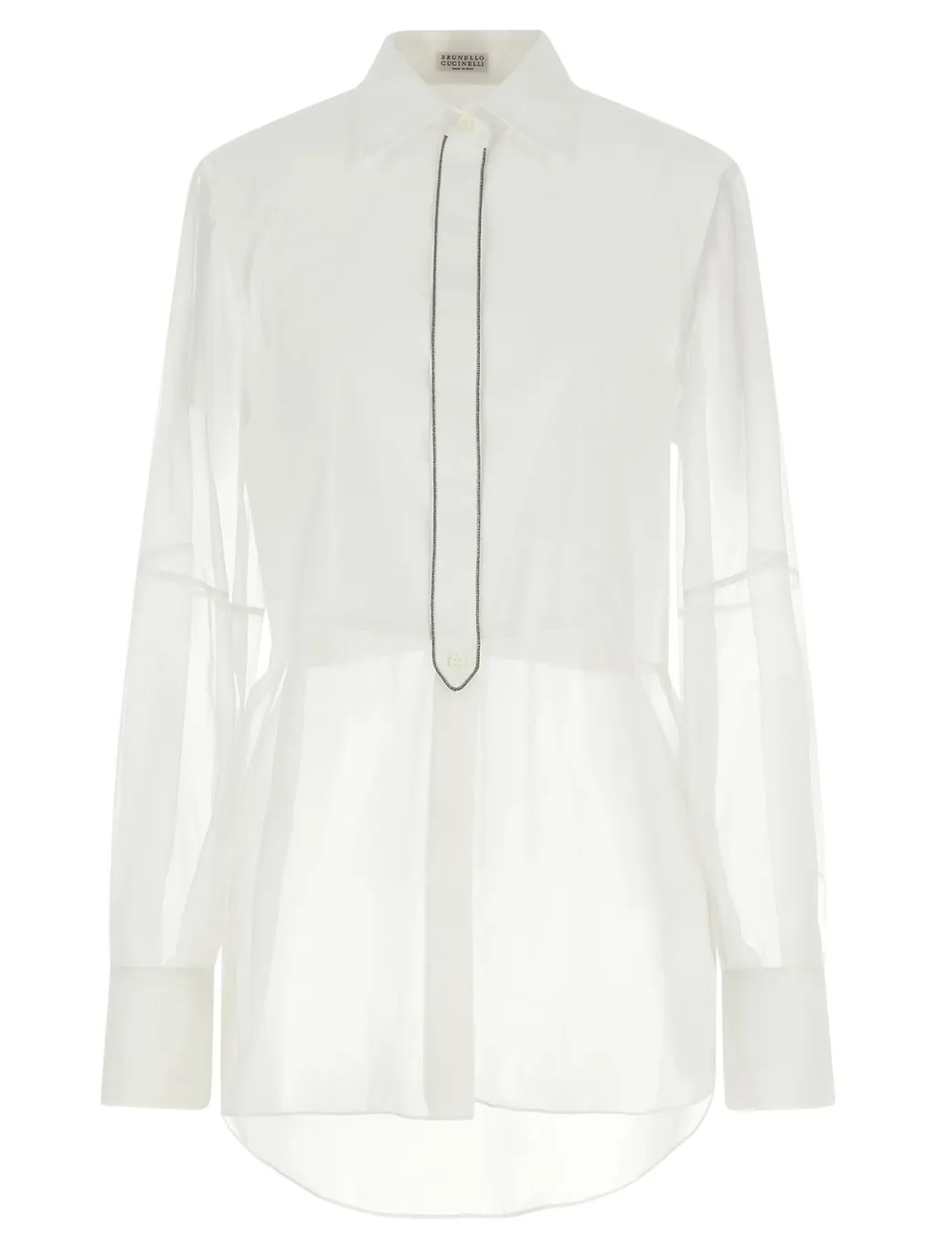 Double Layer Semi-Sheer Shirt