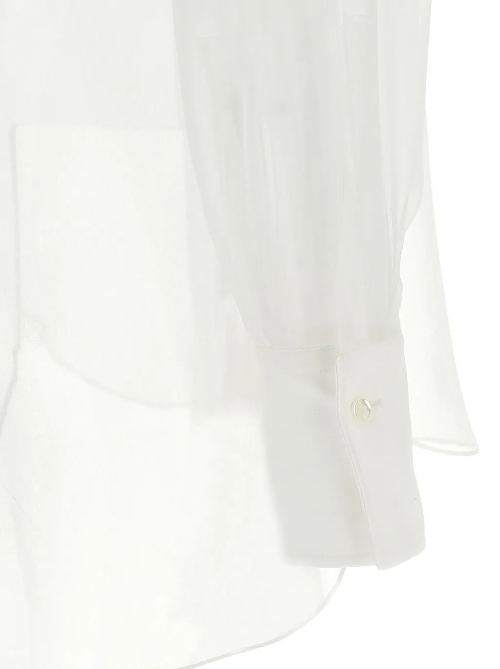 Double Layer Semi-Sheer Shirt