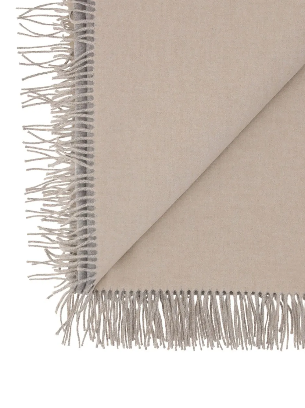 Fringed Knit Blanket