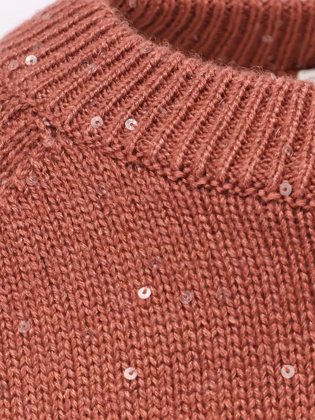 Sequin Embellished Knitted Jumper