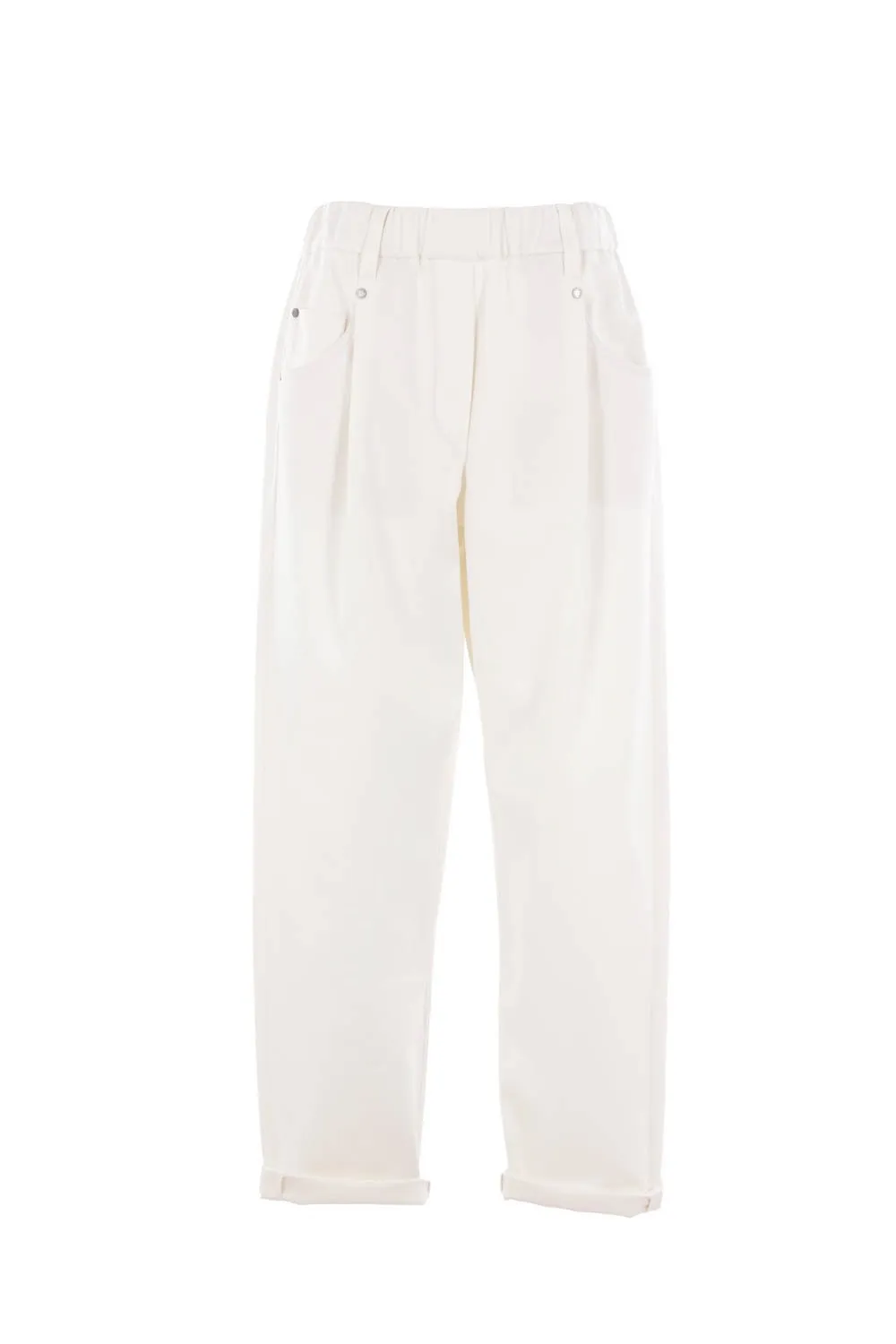High Waist Straight Leg Trousers