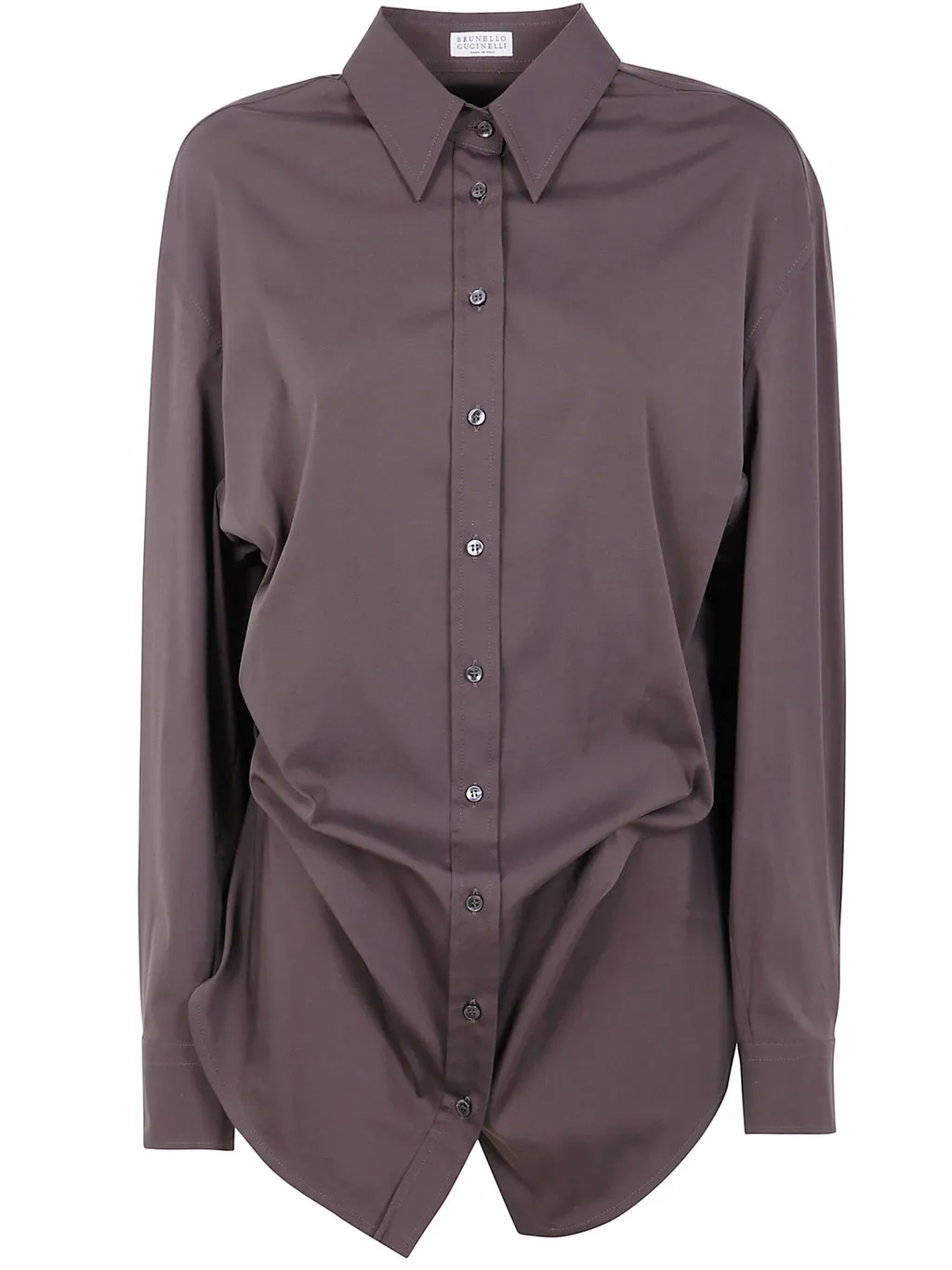 Long-Sleeved Buttoned Shirt