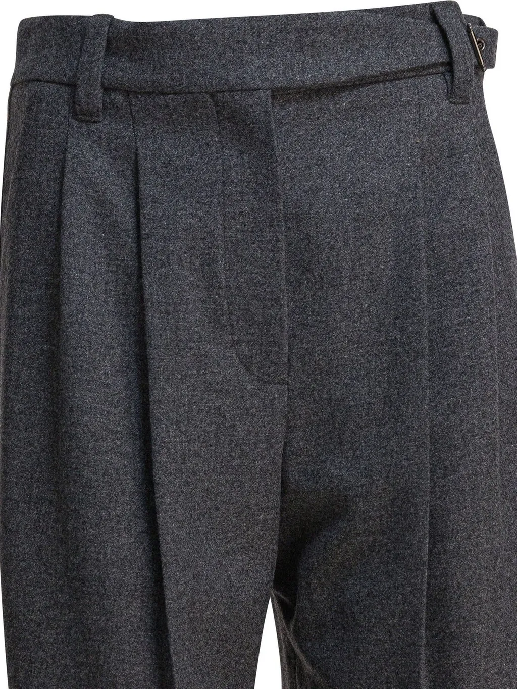 Pleated Belted Pants