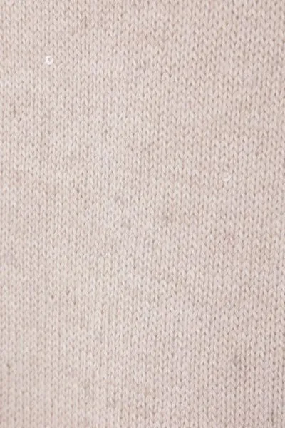 V-Neck Sequin Embellished Knitted Jumper