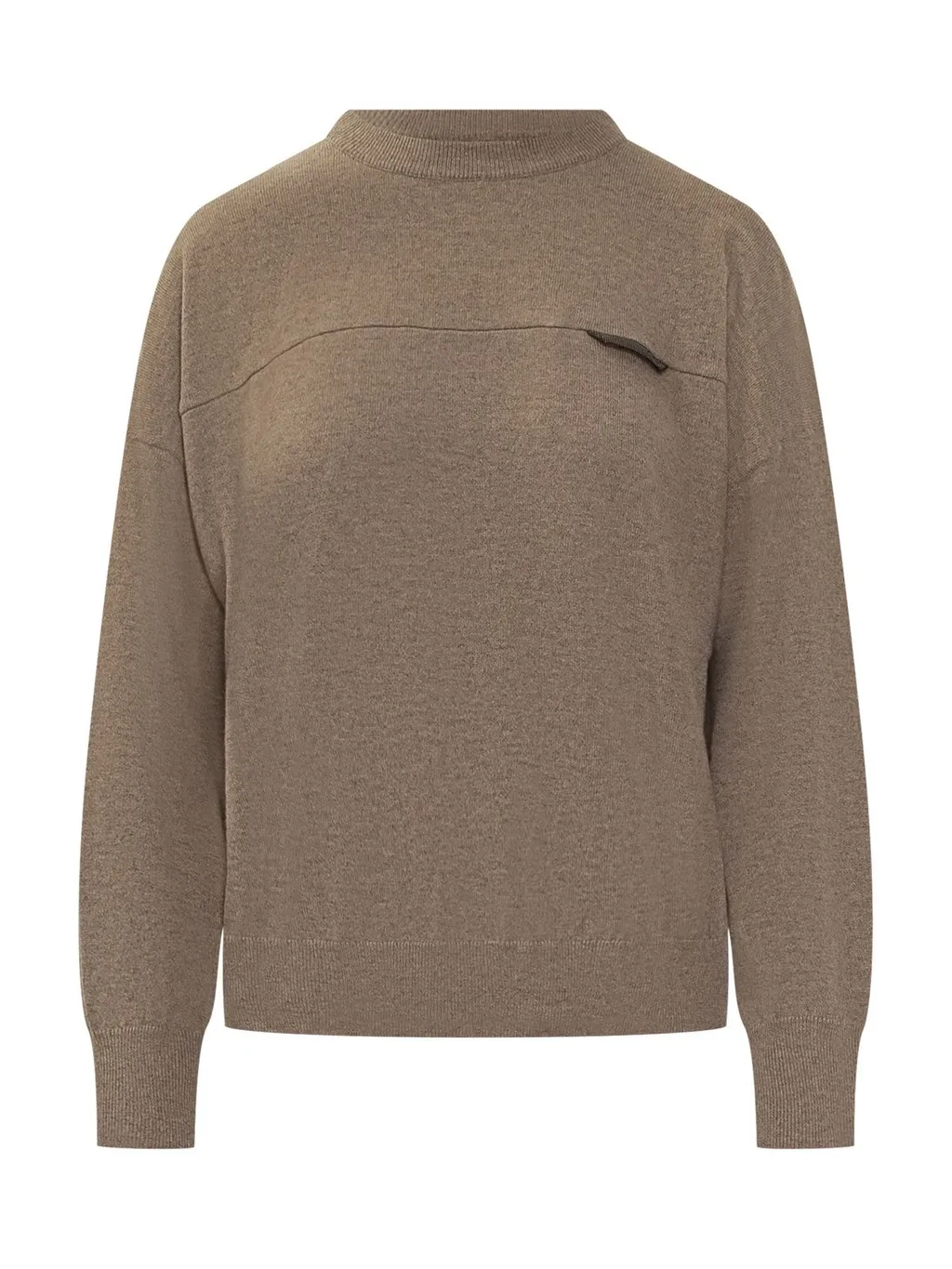 Monile Detailed Cropped Sweater