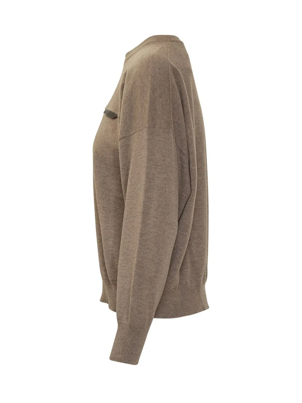 Monile Detailed Cropped Sweater