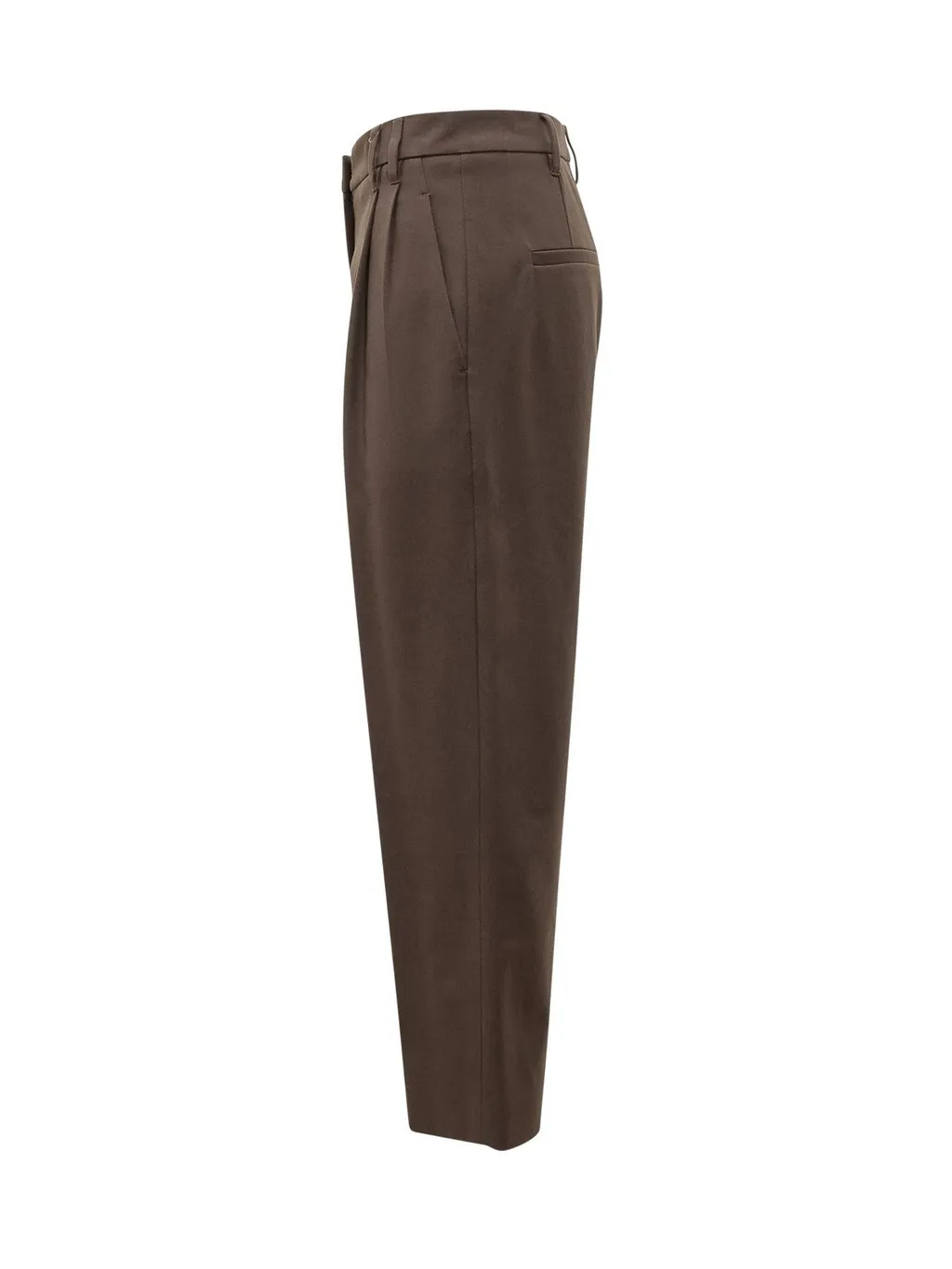 Pleated Straight Leg Pants