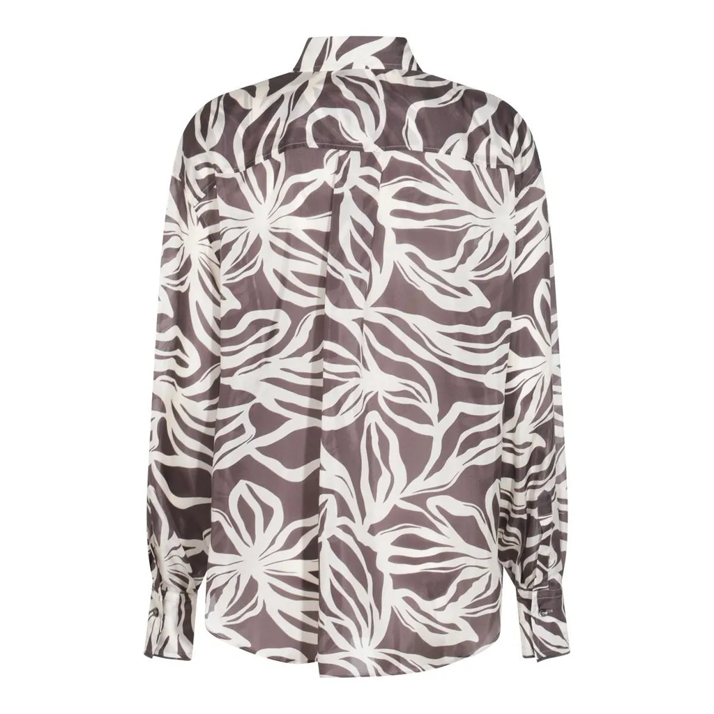 Patterned Long-Sleeved Shirt