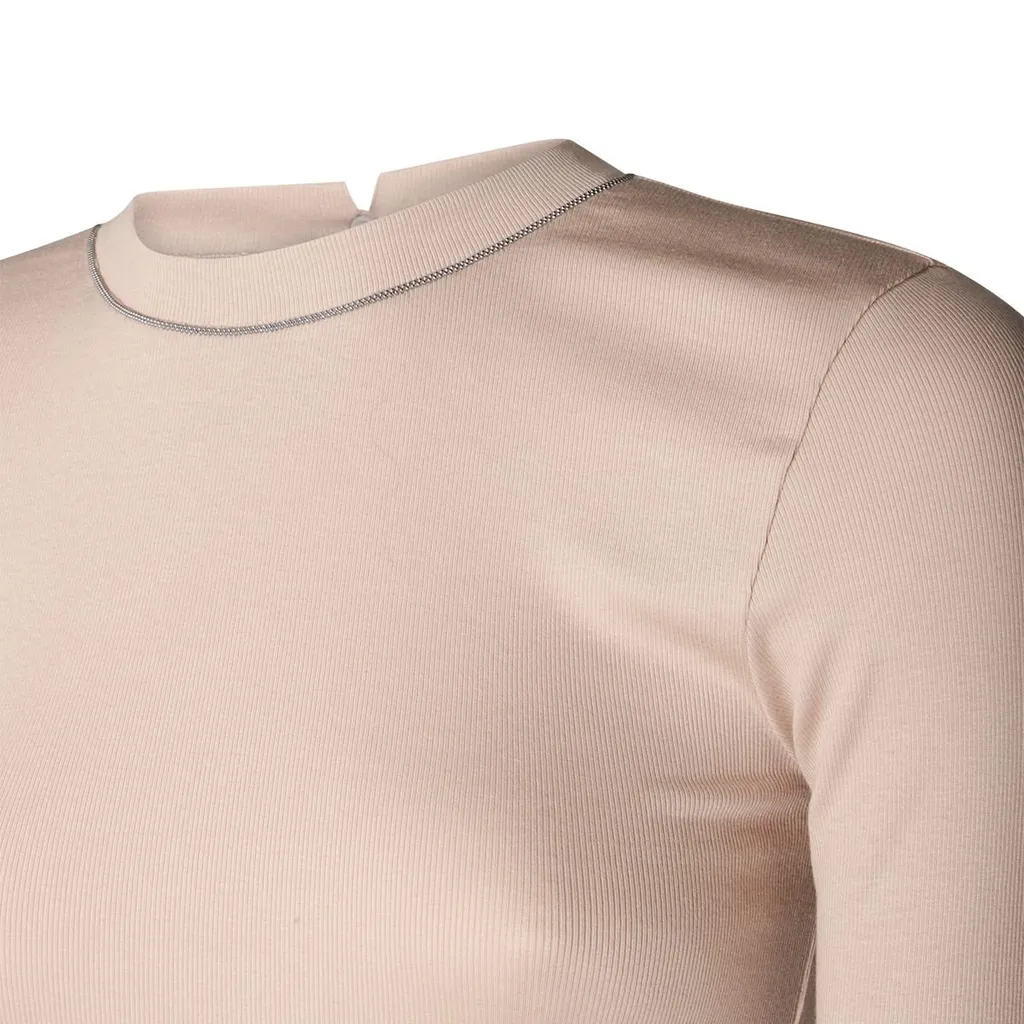 Crewneck Short-Sleeved Top