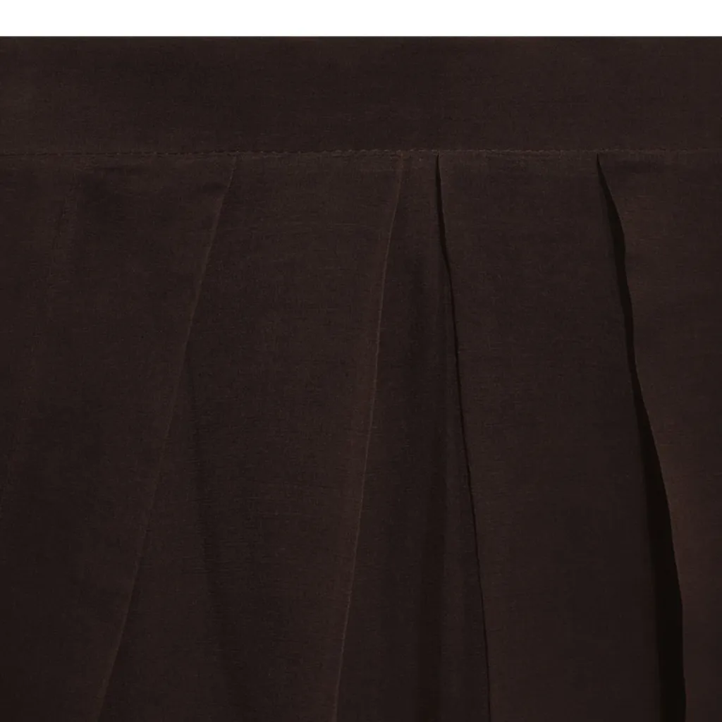 Pleated Midi Circle Skirt