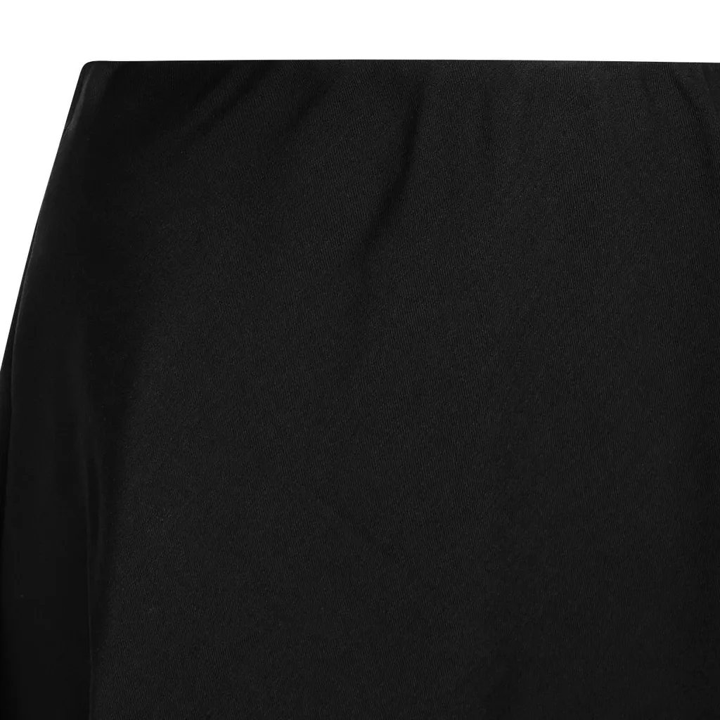 A-Line Flared Hem Midi Skirt