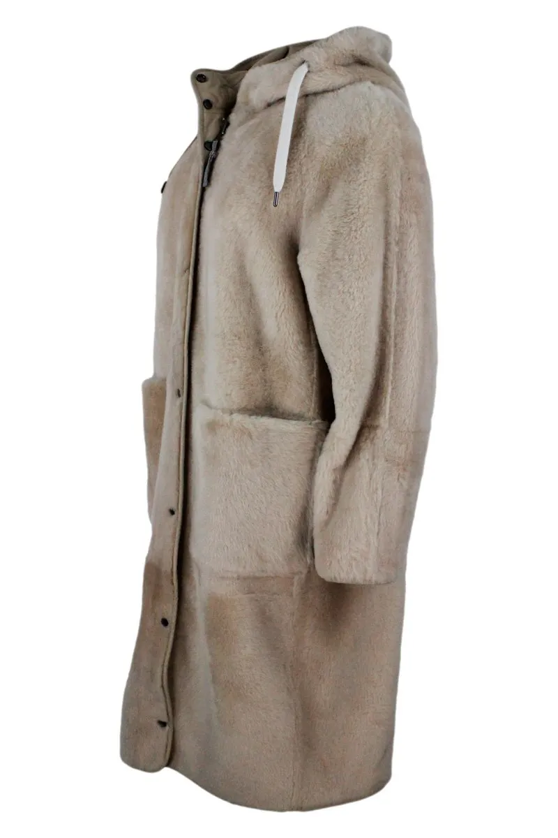 Reversible Drawstring Coat