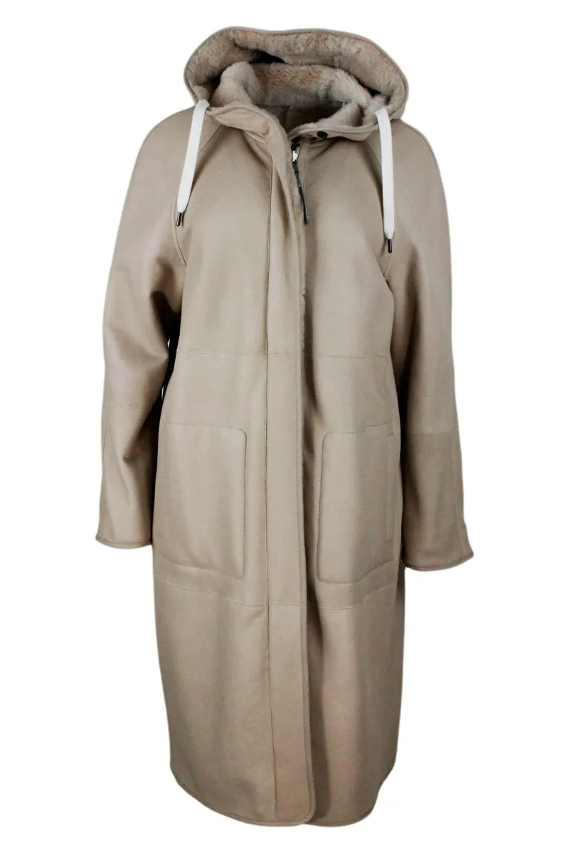 Reversible Drawstring Coat