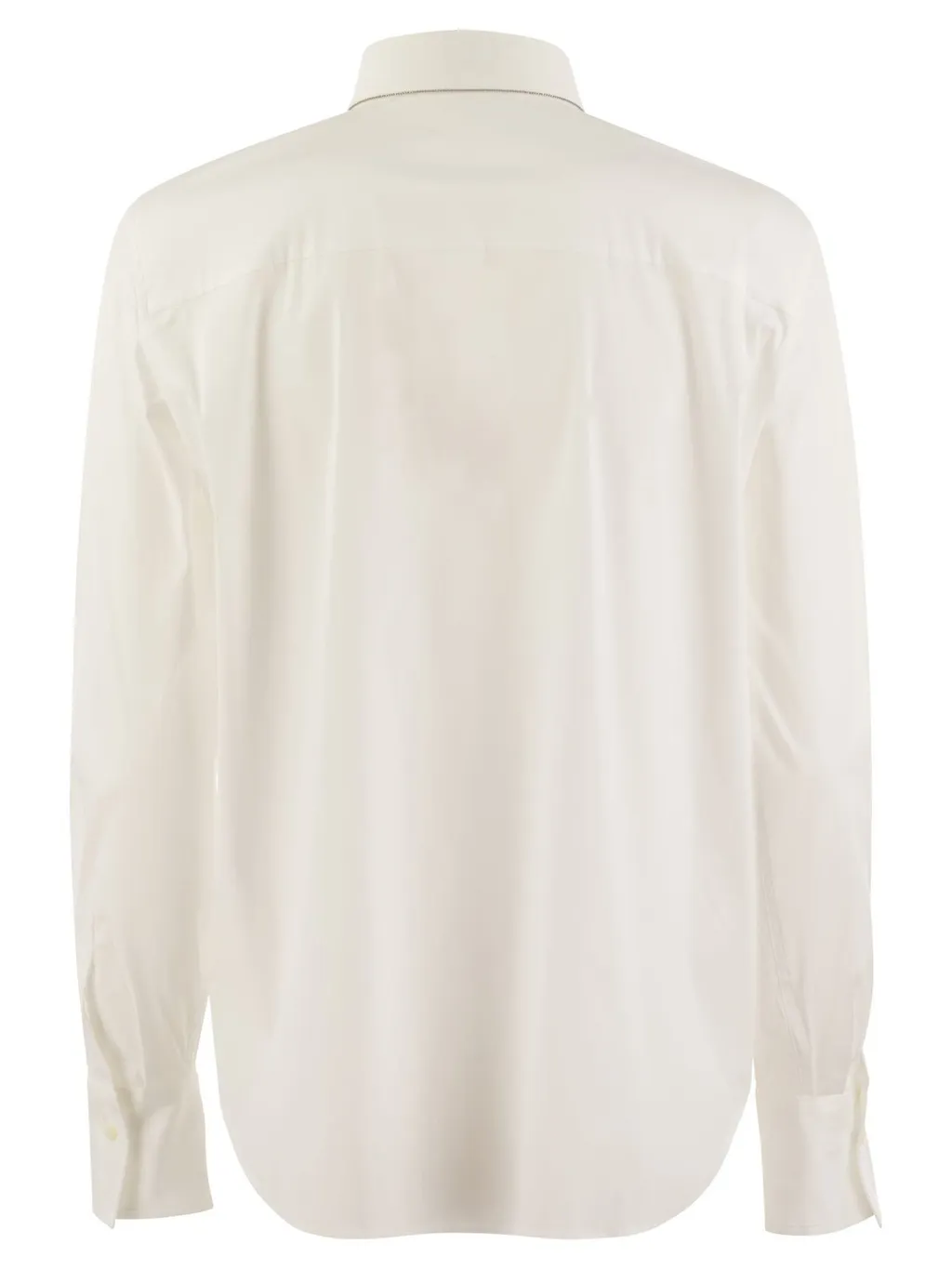 Monili-Embellished Long-Sleeved Shirt