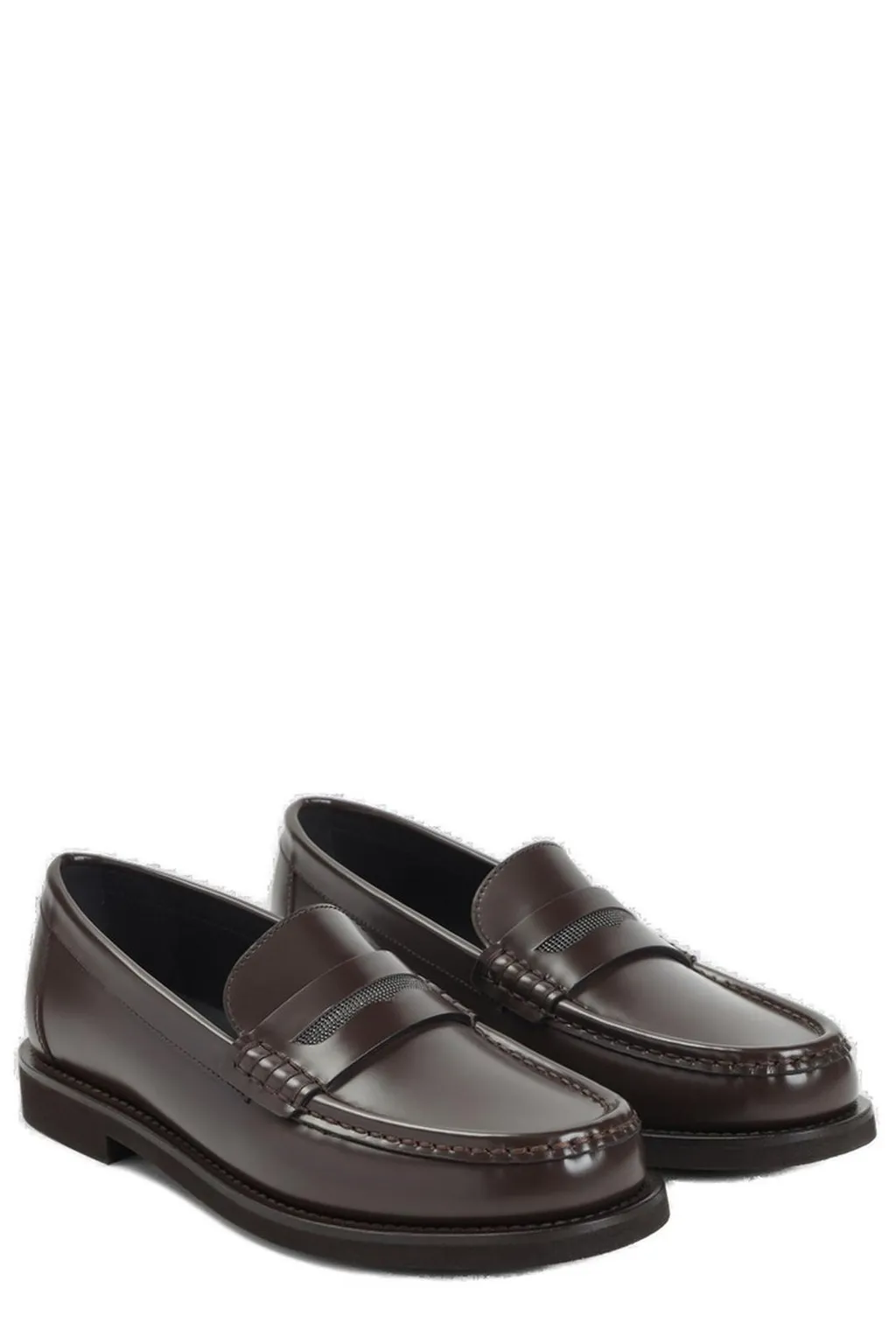 Embellished Loafers