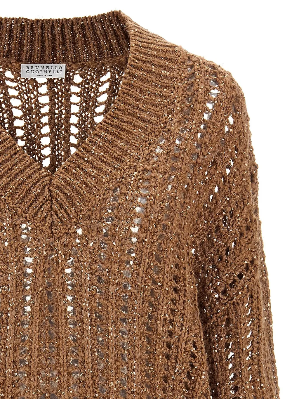V-Neck Drop Shoulder Jumper