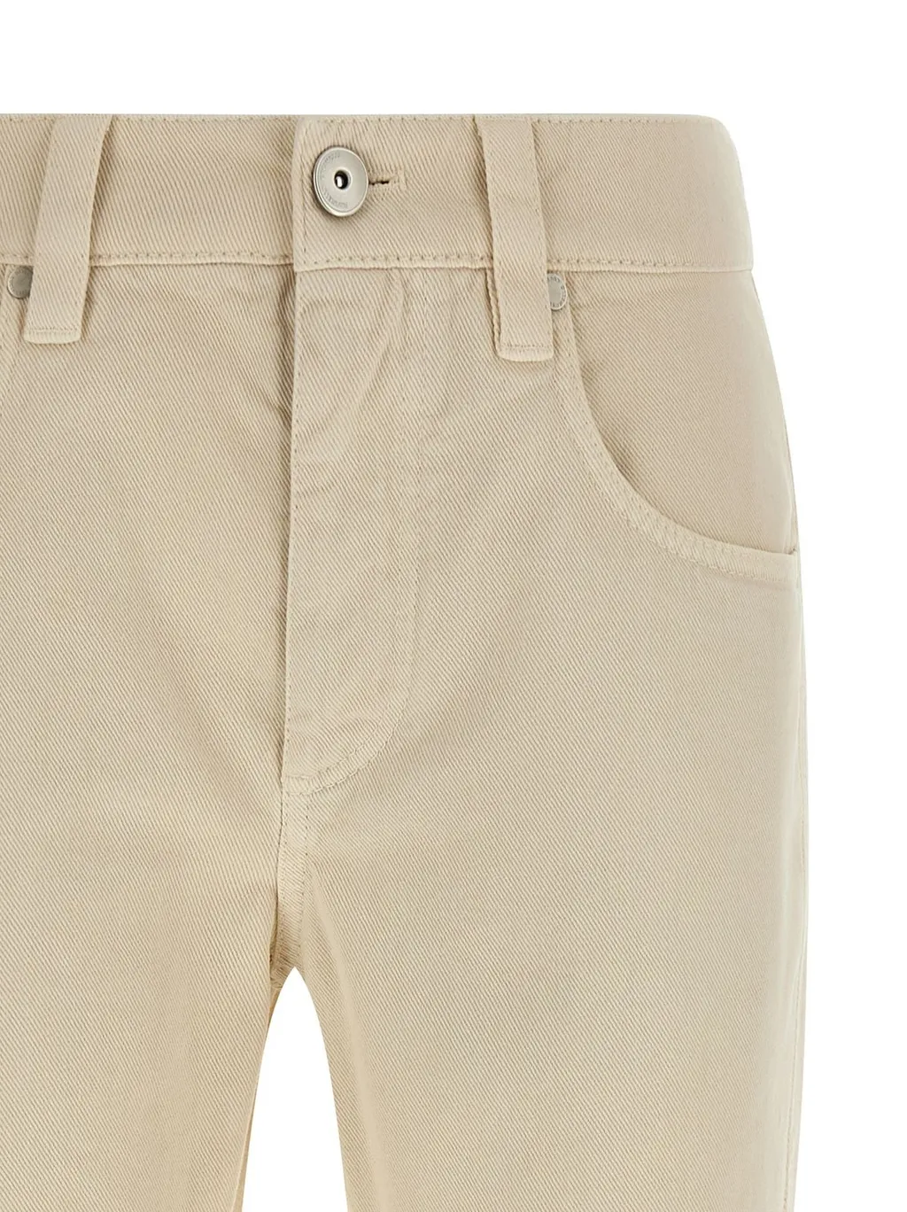 Logo Patch Straight Leg Jeans
