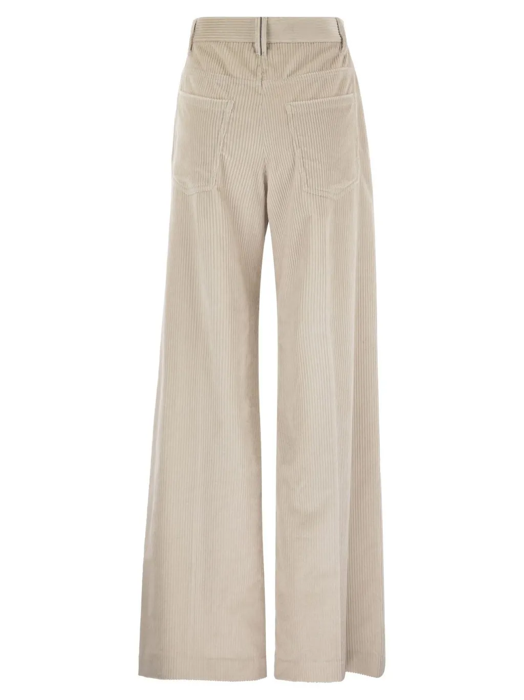 Monili Detailed Straight Leg Trousers