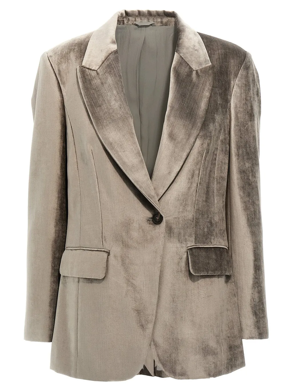 Single-Breasted Long Sleeved Blazer