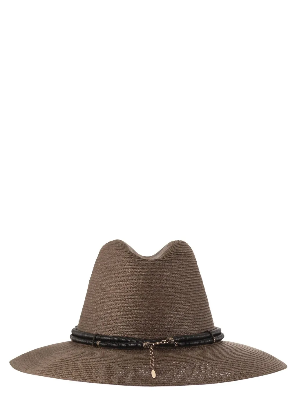 Embellished Wide-Brim Fedora