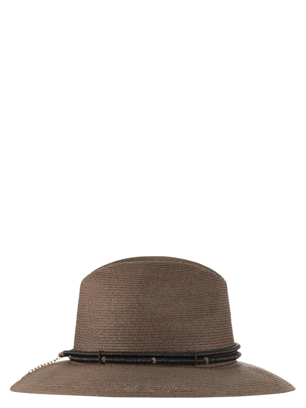 Embellished Wide-Brim Fedora
