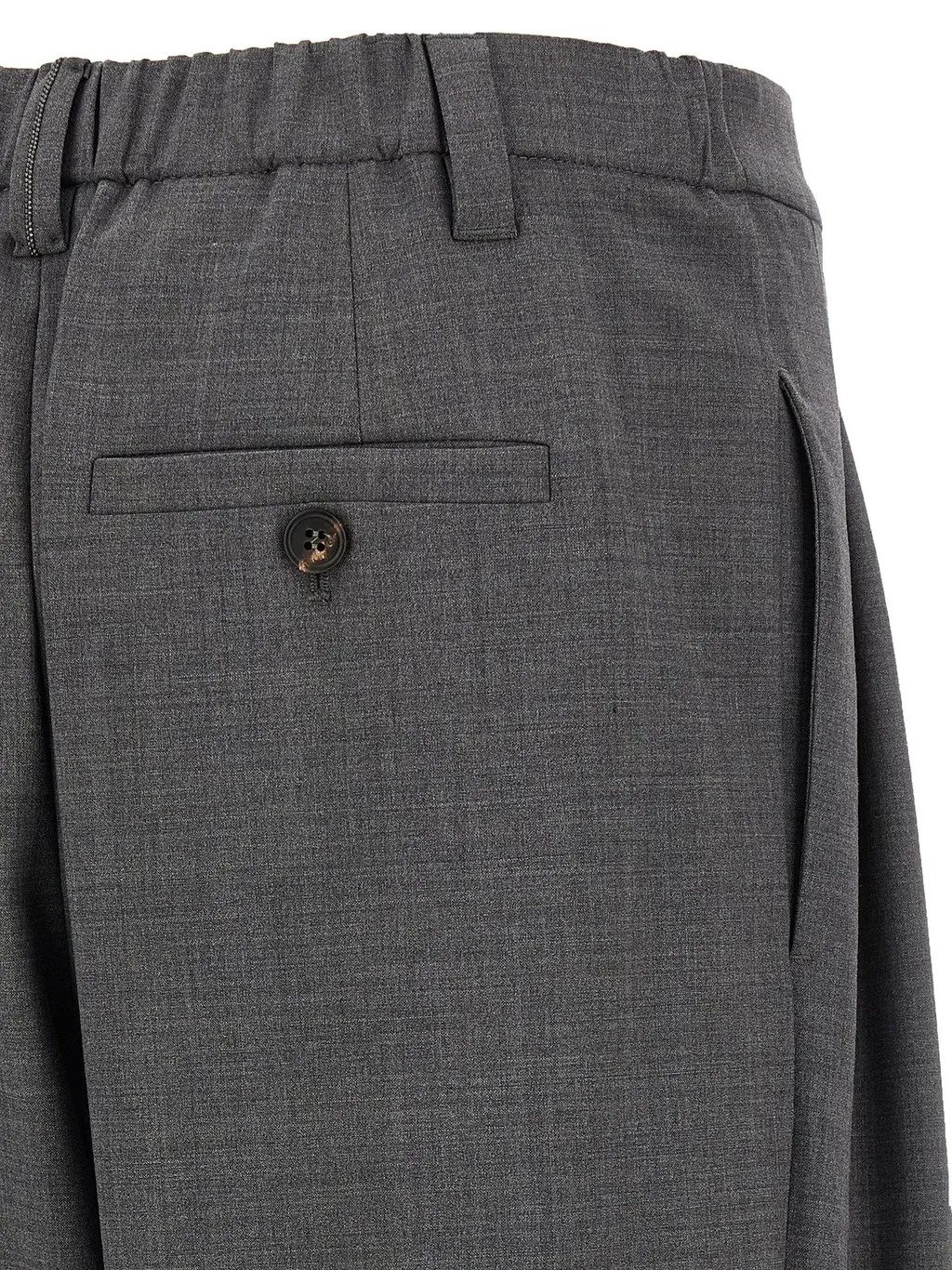 Sartorial Baggy Wide-Leg Trousers