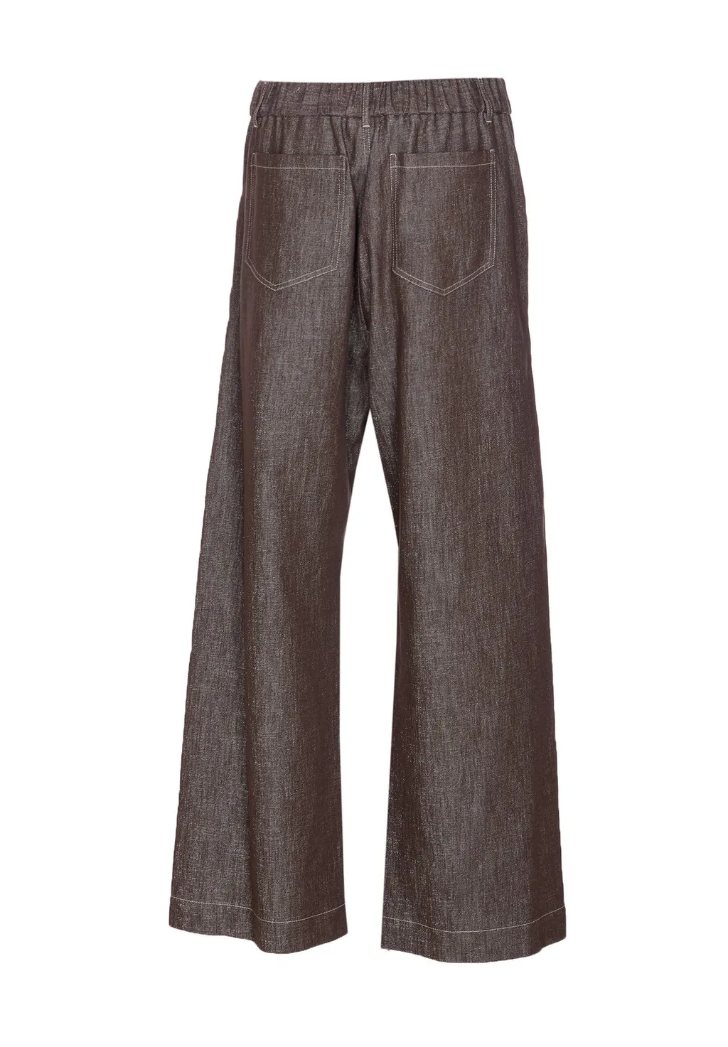 Drawstring Straight-Leg Trousers