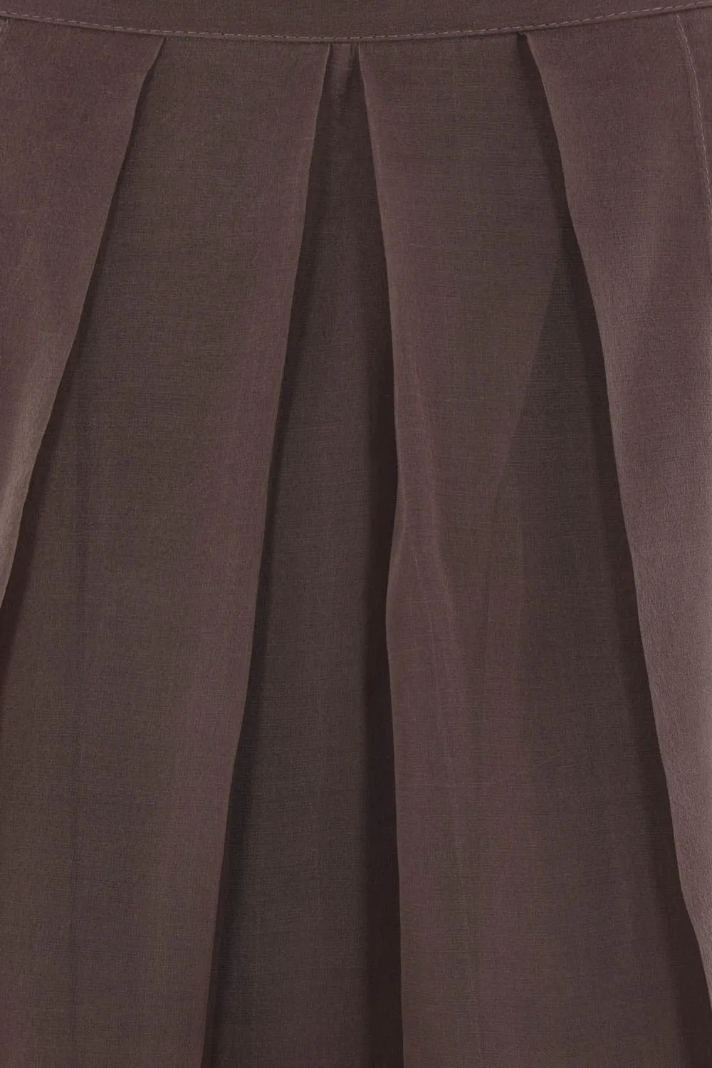 Crispy Satin Paneled Circle Skirt