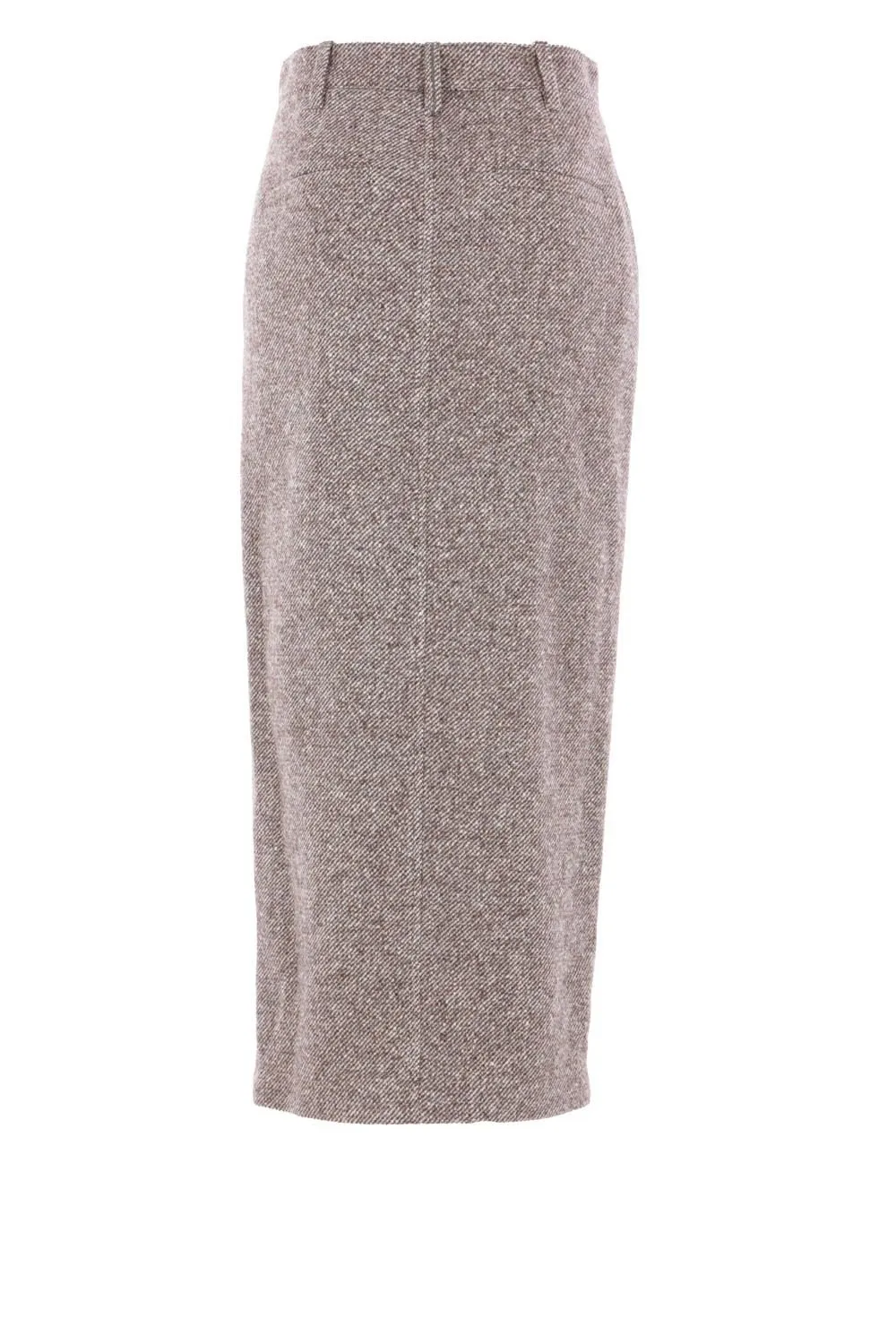 Diagonal Sartorial Pencil Skirt
