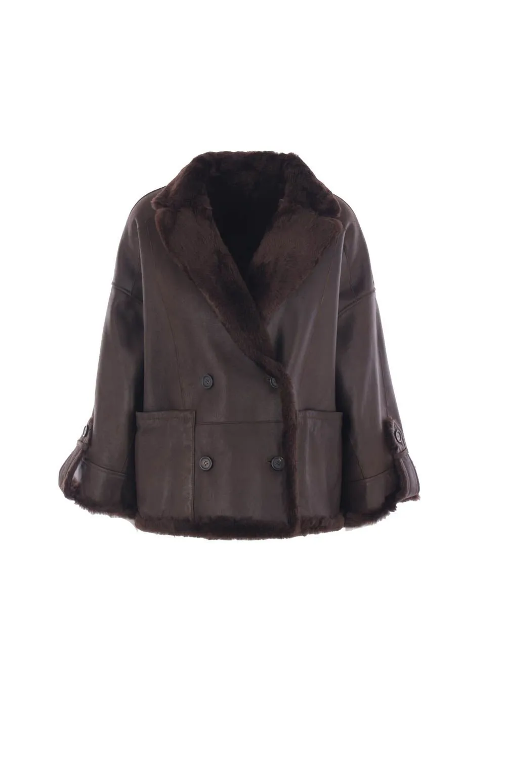 Double-Breasted Reversible Coat