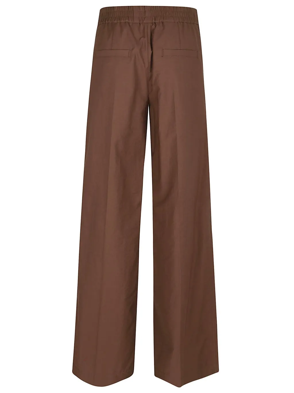 Pleated Wide-Leg Trousers