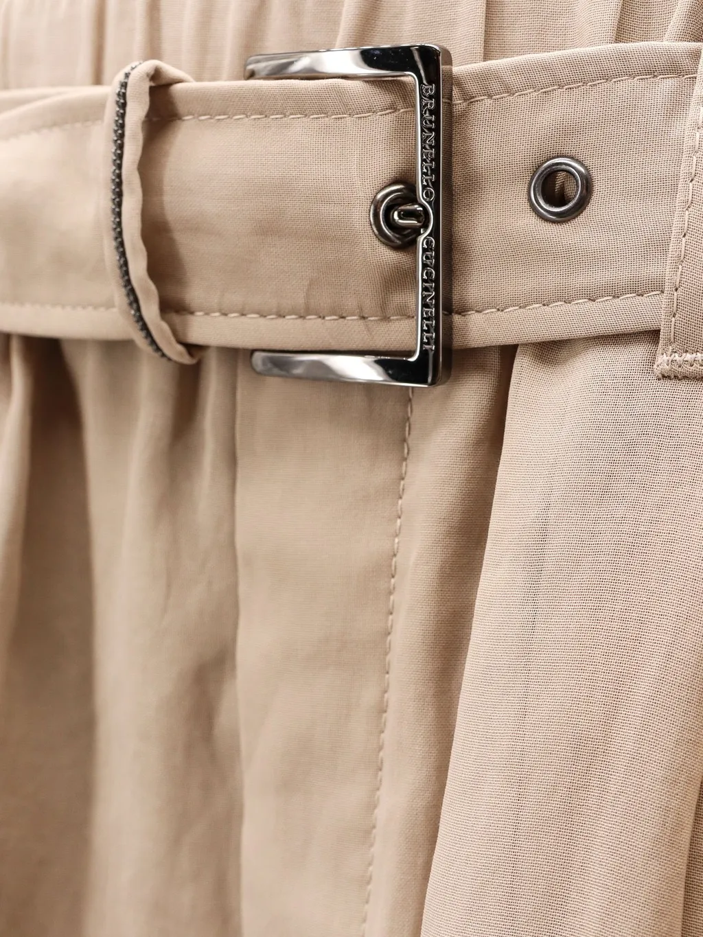 Belted Wide-Leg Trousers