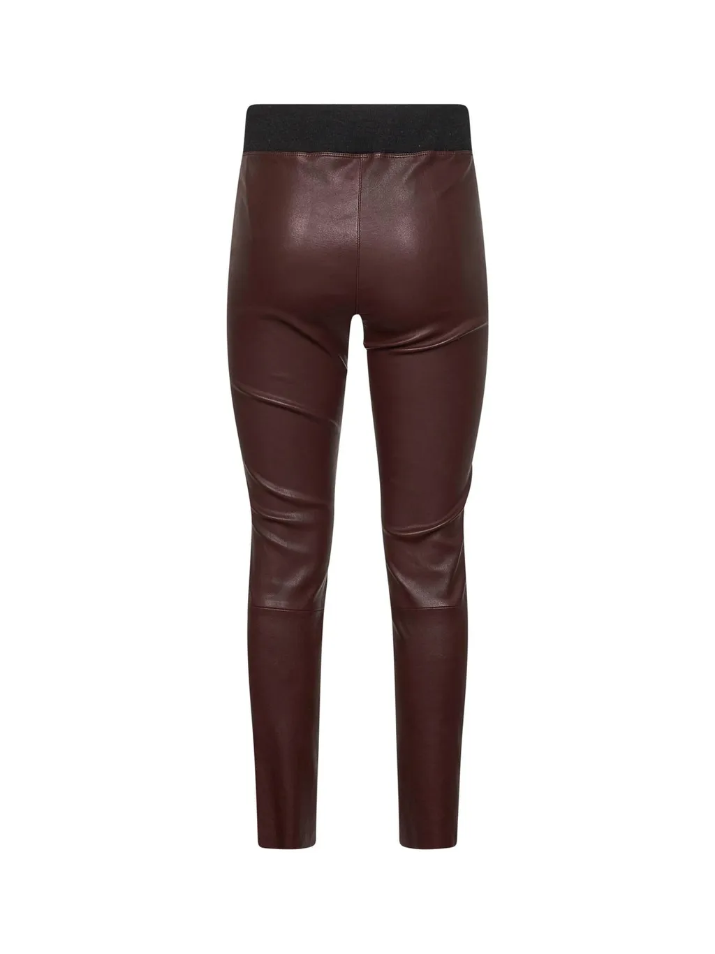 Stretch Leather Leggings