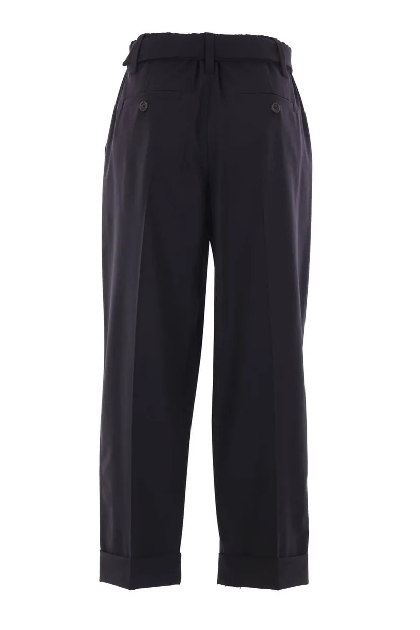 Pleat Baggy Trousers