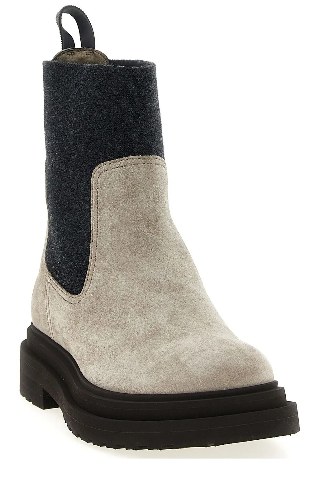 Round Toe Chelsea Boots