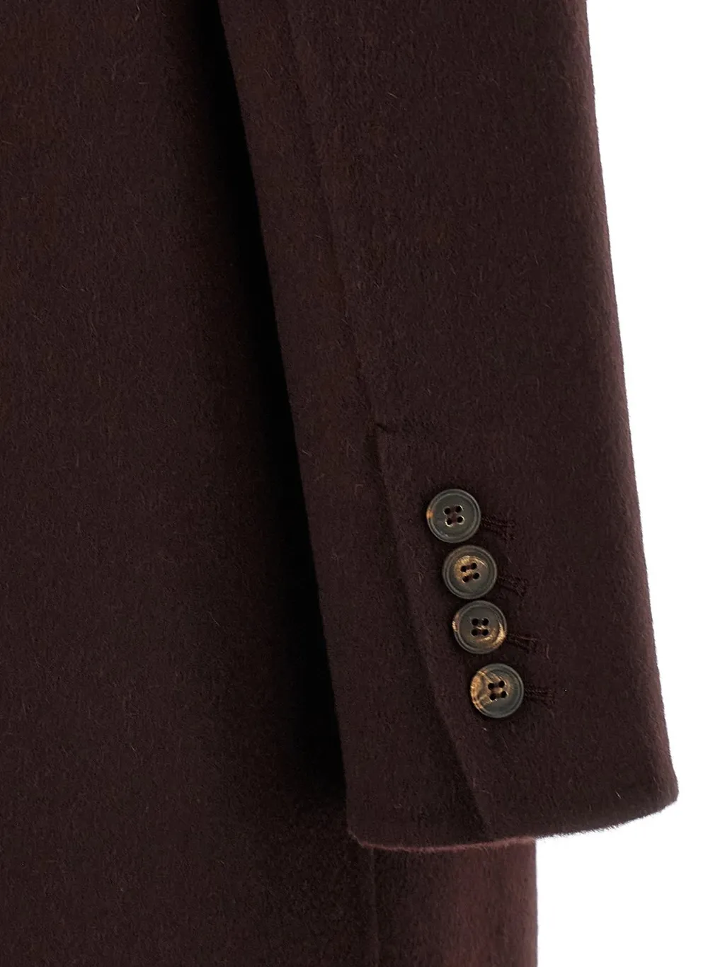 Double-Breasted Long Sleeved Coat