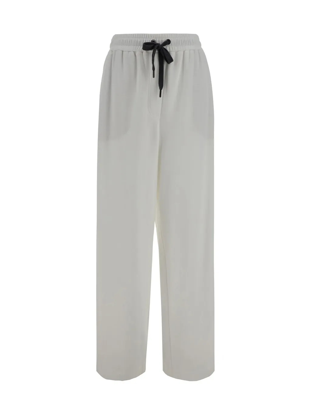 Drawstring Straight-Leg Trousers